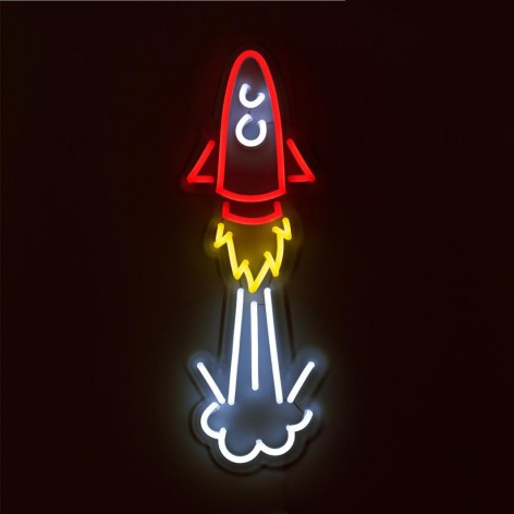 LED Wall Neon - Rocket