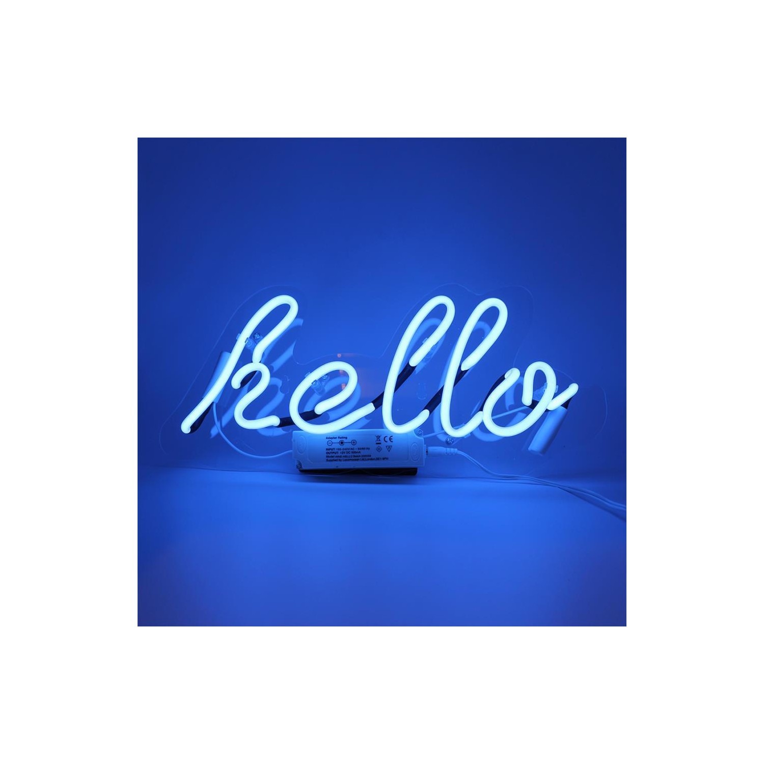 Wall Neon - Hello Blue