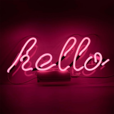 Wall Neon - Hello Pink