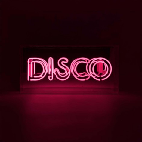 Acrylic Box Neon - Disco Pink