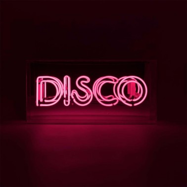 Acrylic Box Neon - Disco Pink