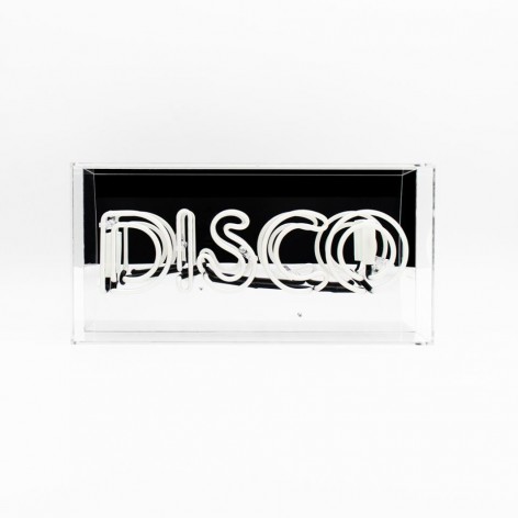 Acrylic Box Neon - Disco Pink