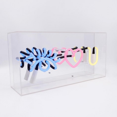 Acrylic Box Neon - Eye Love You