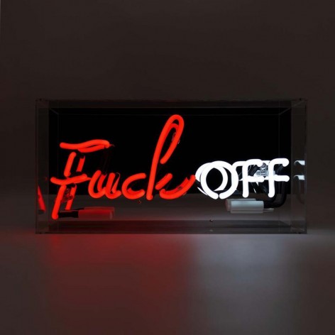 Acrylic Box Neon - Fuck Off