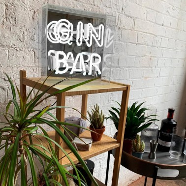 Acrylic Box Neon - Gin Bar