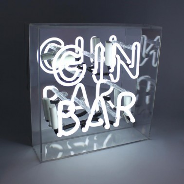 Acrylic Box Neon - Gin Bar