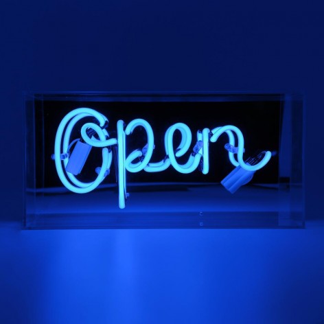 Acrylic Box Neon - Open