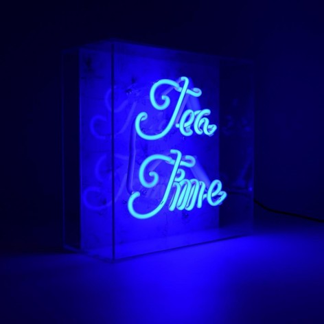 Acrylic Box Neon - Tea Time