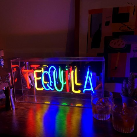 Acrylic Box Neon - Tequila