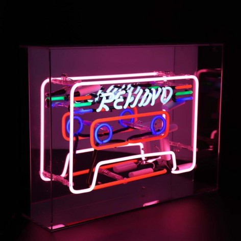 Large Acrylic Box Neon - Cassette