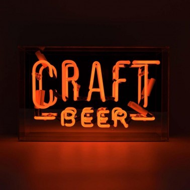 Large Acrylic Box Neon - Craft Beer