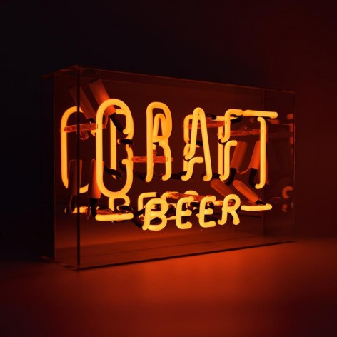 Large Acrylic Box Neon - Craft Beer