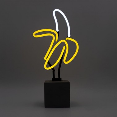 Neon  Concrete Base  - Banana