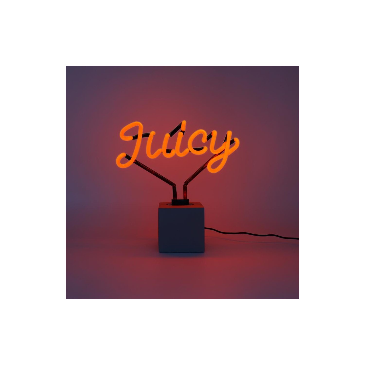 Neon  Concrete Base  - Juicy Orange