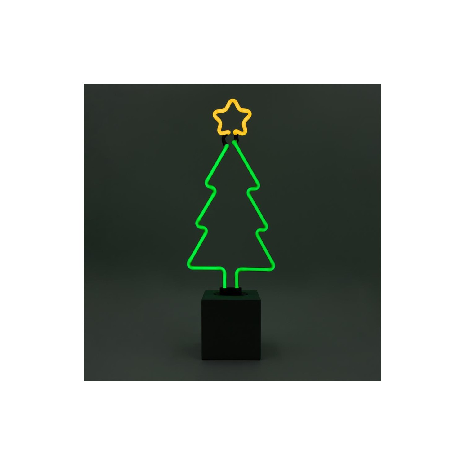Neon  Concrete Base  - Christmas Tree