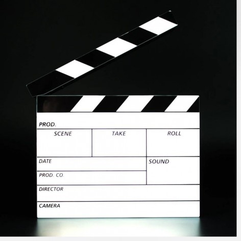Caja de luz Mini Film Clapper Board