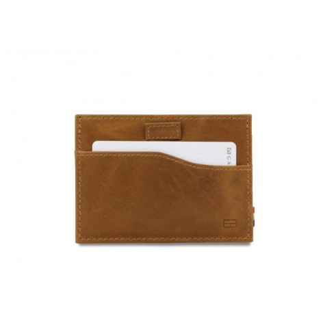 Billetera Mágica Leggera Card Holder Brushed Cogna