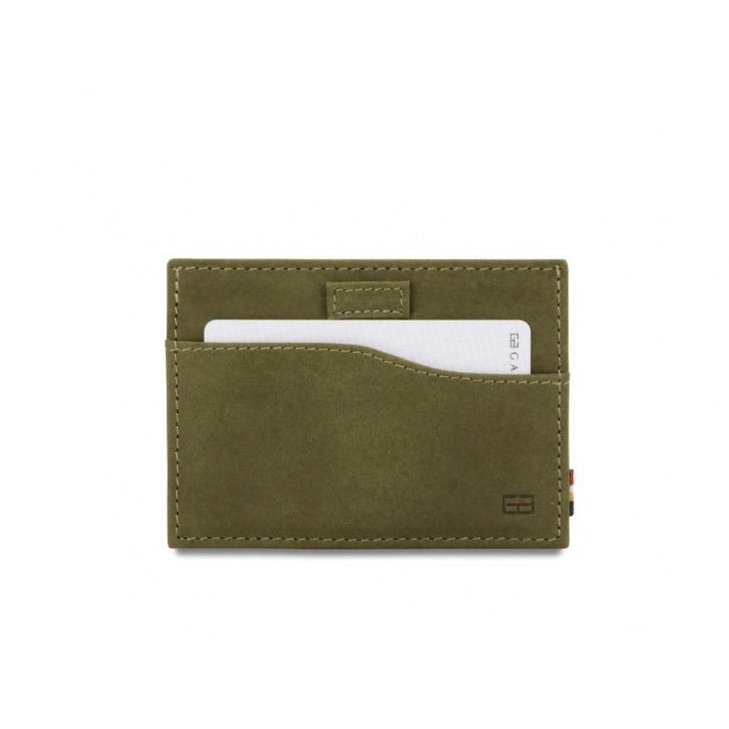 Billetera Mágica Leggera ID Window Vintage Olive G