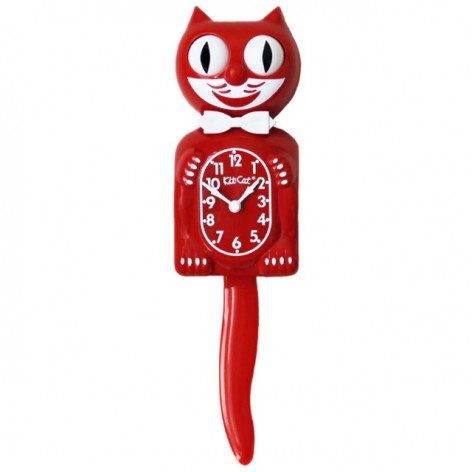 Kit-Cat Clock Rojo