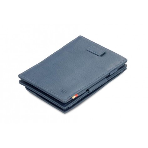 Billetera Mágica Cavare Coin Pocket Nappa Navy Blu