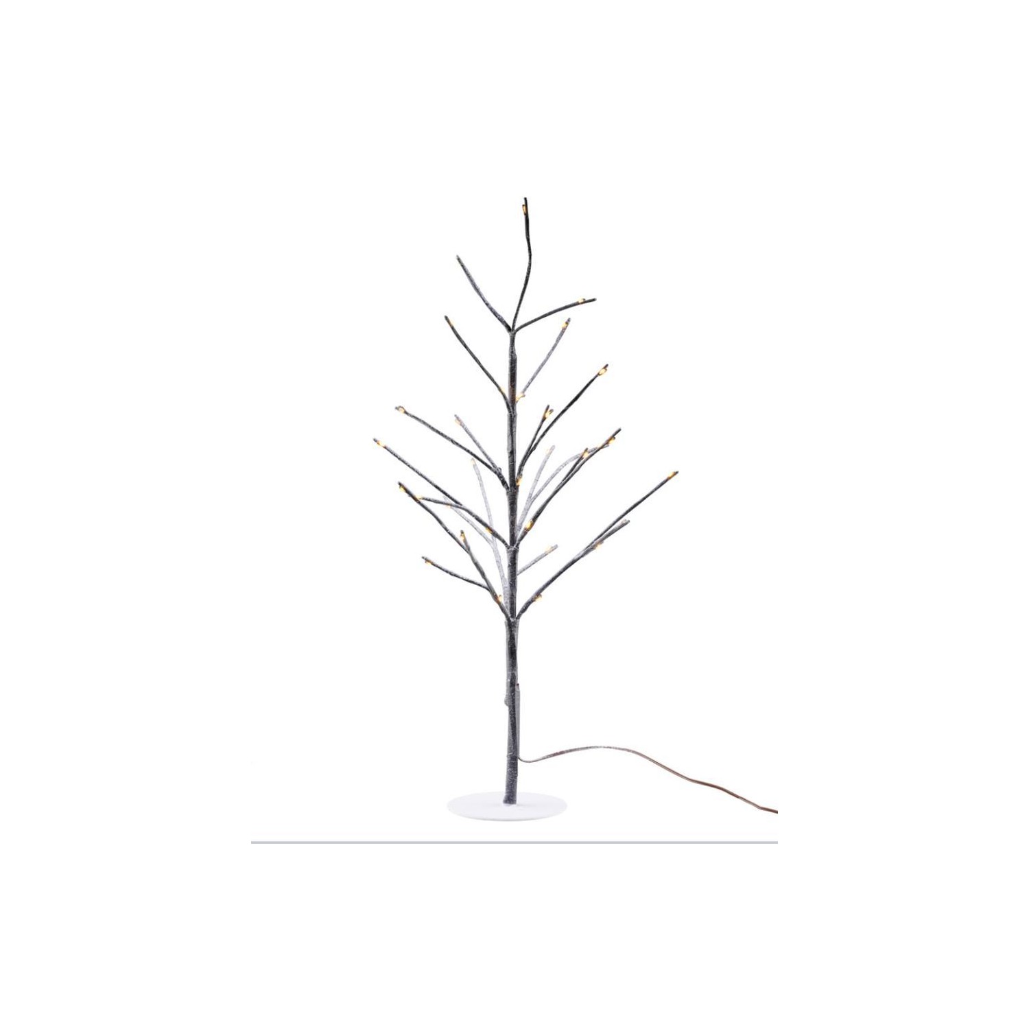 Kira Træ   H50cm  Brun/Snehvid