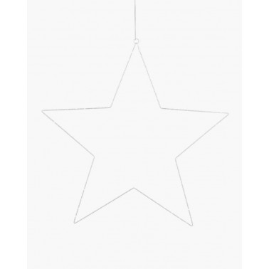 Colgante Sirius Liva Estrella 80L Blanca