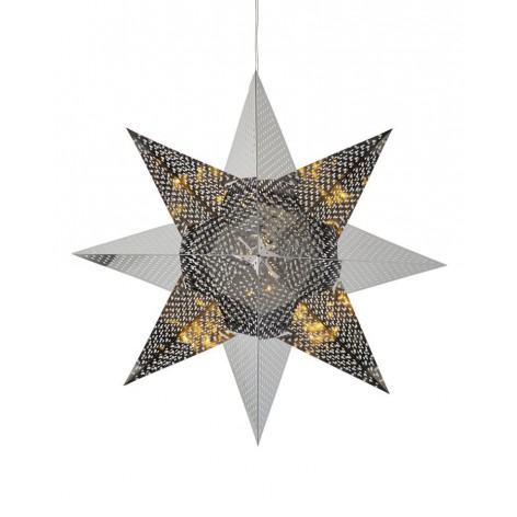 Colgante Estrella Sirius Lene Ø33cm Plata