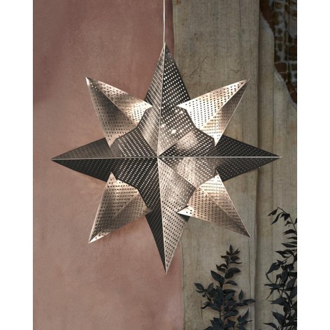 Colgante Estrella Sirius Lene Ø33cm Plata