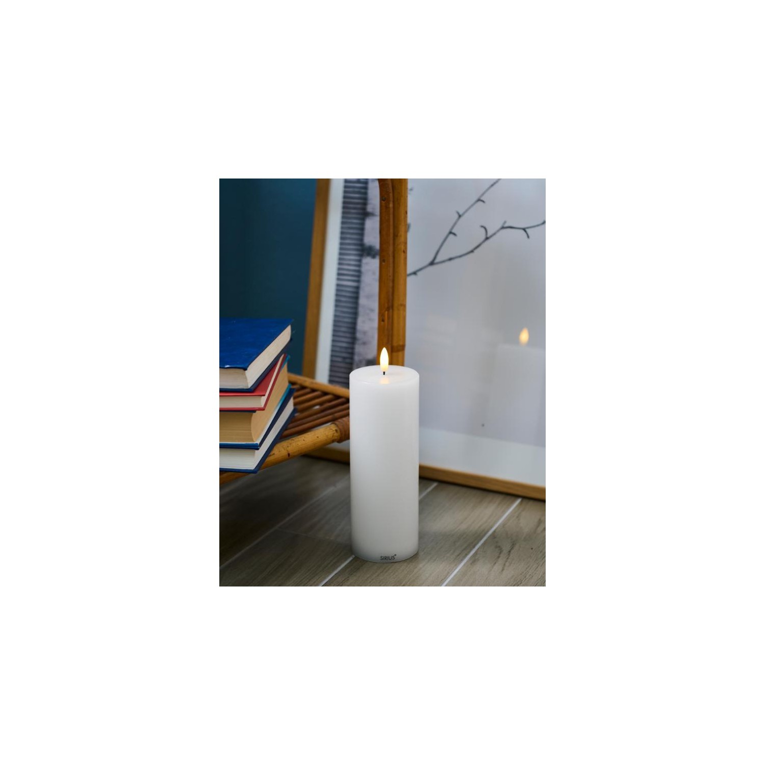 Vela Led Sirius Sille Ø7 5x20cms White