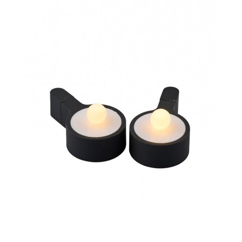 Tealight Sirius Amalia set 2 Negro