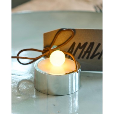 Tealight Sirius Amalia set 2 Cromados