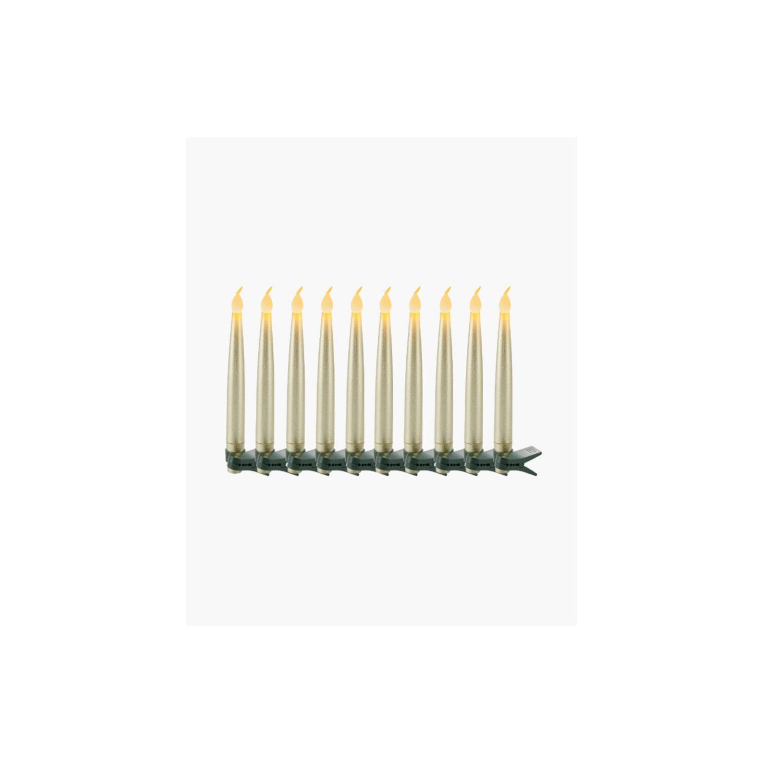 Velas Sirius Carolin set 10 Doradas