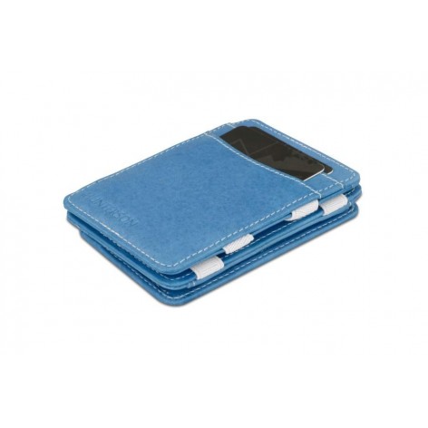 Billetera Magic Coin RFID Azul Claro