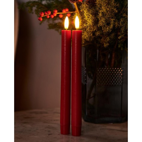 Sirius velas Sille Set 2 Rojo 