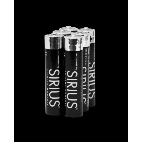 Pilas Sirius DecoPower AAA pack 6