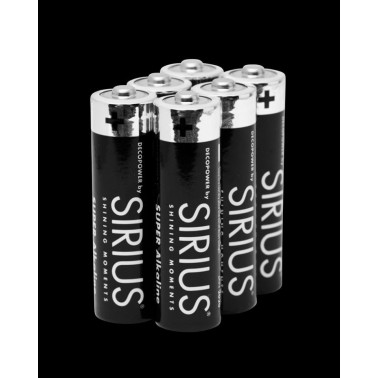 Pilas Sirius DecoPower AA pack 6