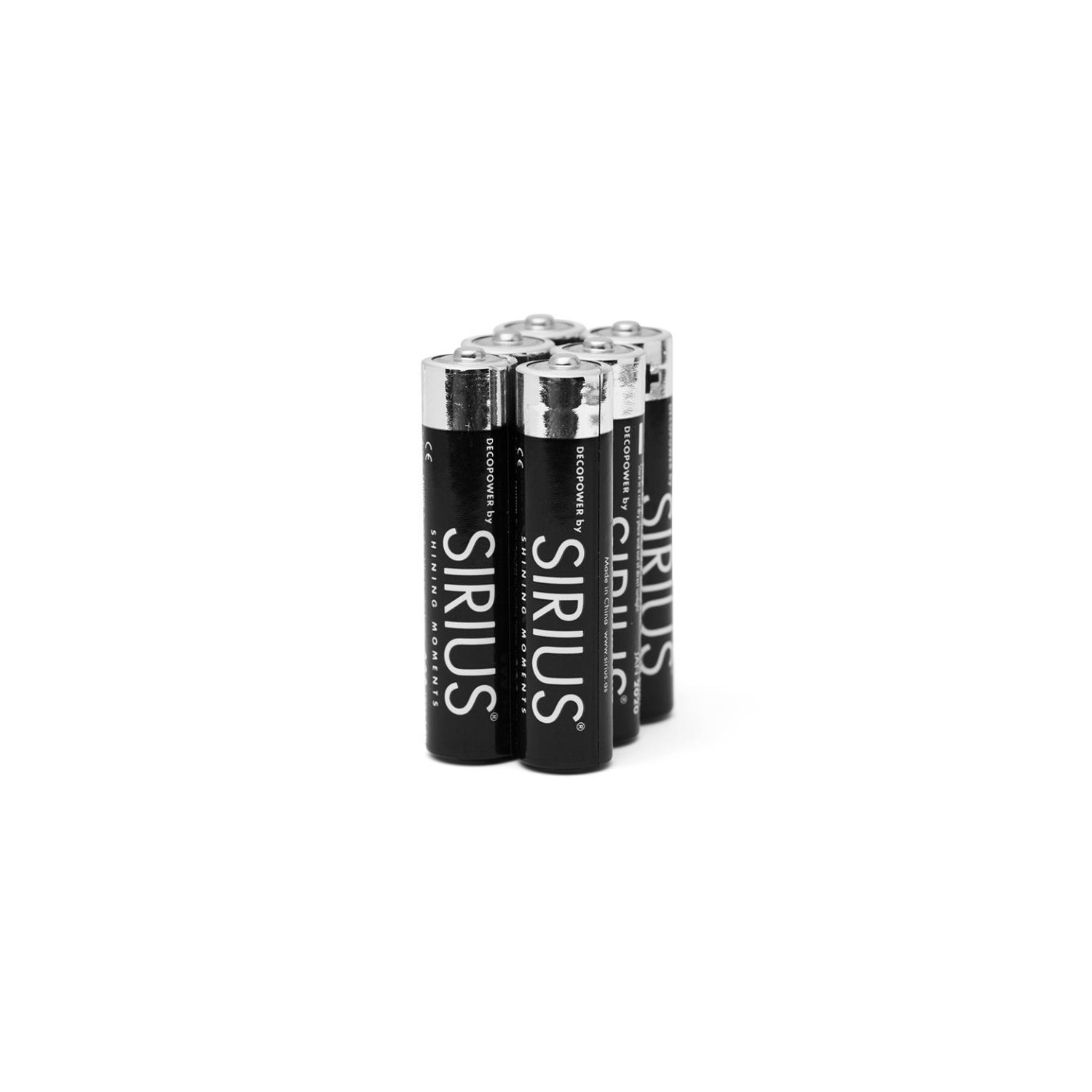 Pilas Sirius DecoPower AAAA pack 6