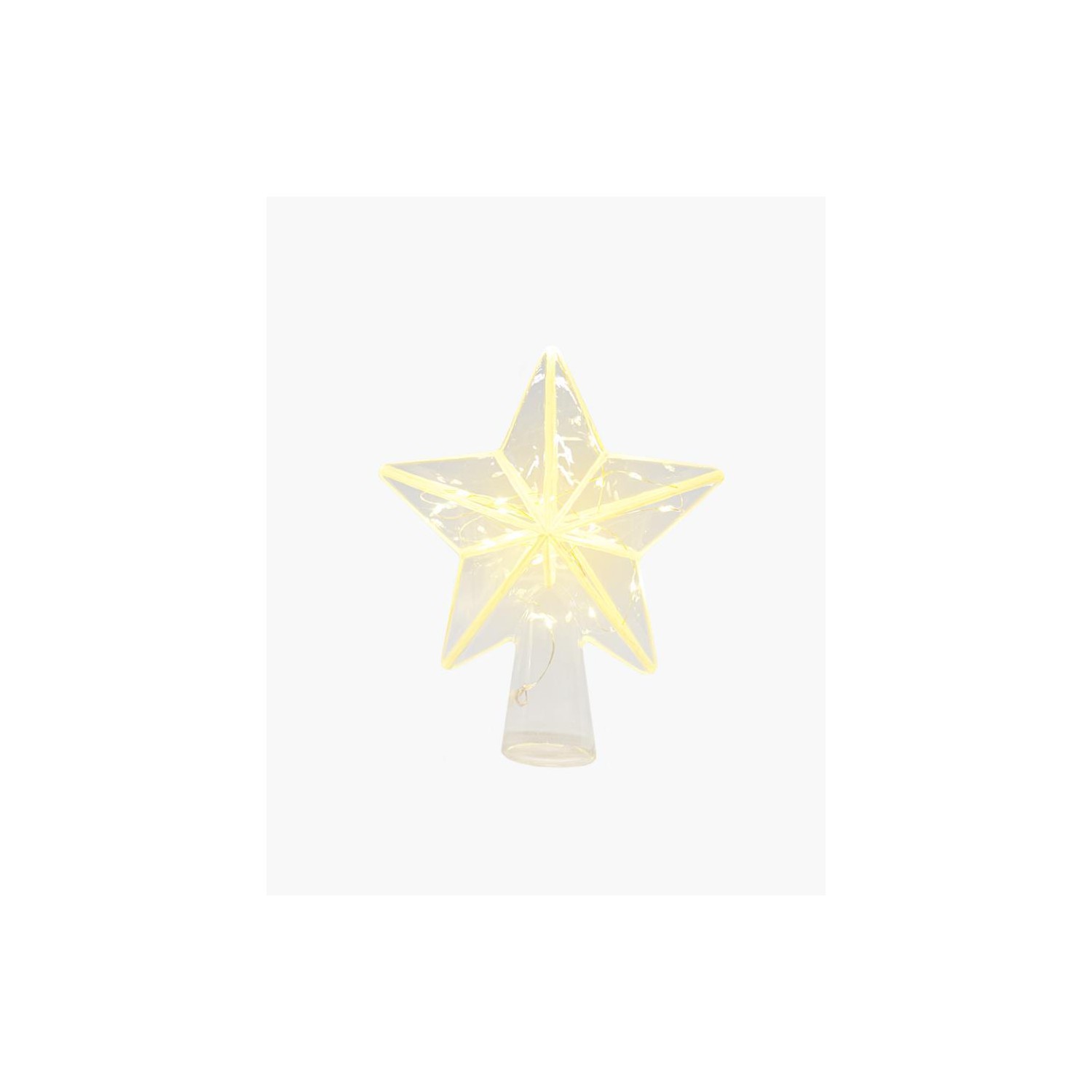 Estrella Sirius Agnes Transparente 20 Leds