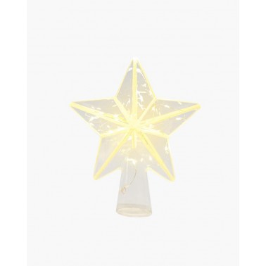 Estrella Sirius Agnes Transparente 20 Leds