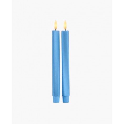 Vela Recarcable Sirius Smilla Azul set 2
