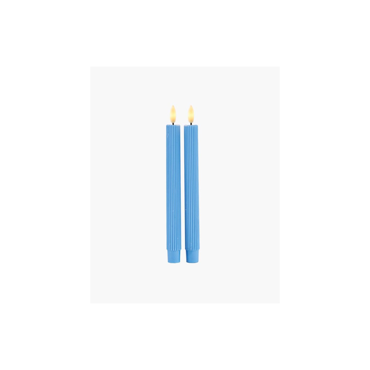 Vela Recarcable Sirius Smilla Azul set 2
