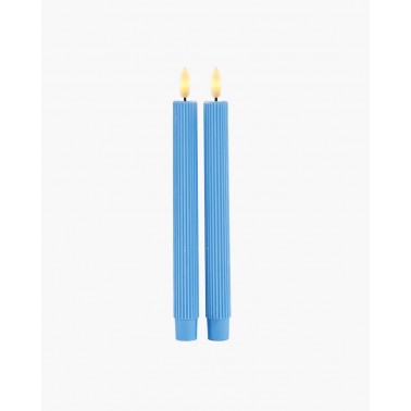Vela Recarcable Sirius Smilla Azul set 2