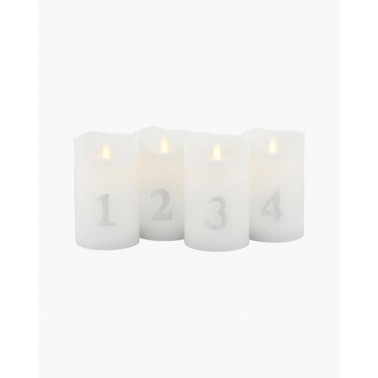 Velas Adviento Sirius Sara Plata