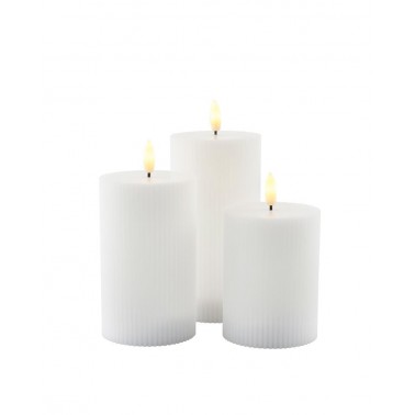 Set 3 Velas Sirius Smilla Recargables 