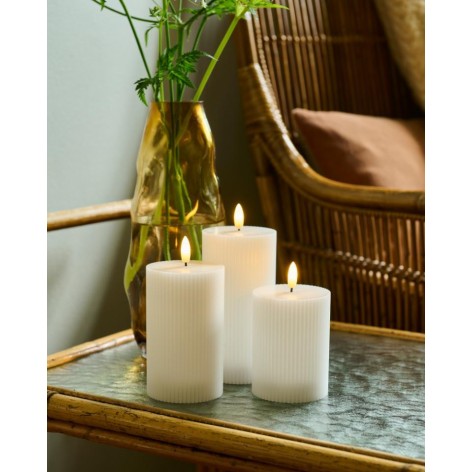 Set 3 Velas Sirius Smilla Recargables 