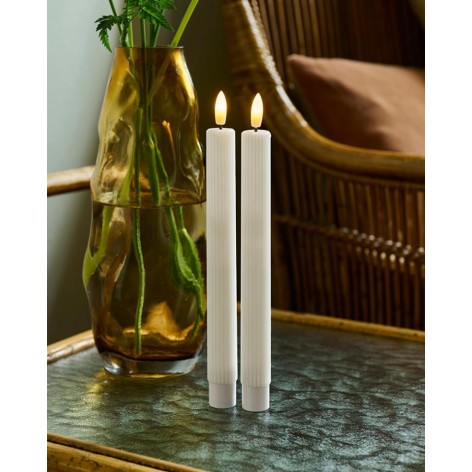 Set 2 Velas Sirius Smilla Altas Recargables 