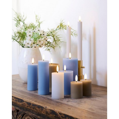 Vela Sirius Sille Recargable Set 3 Azul