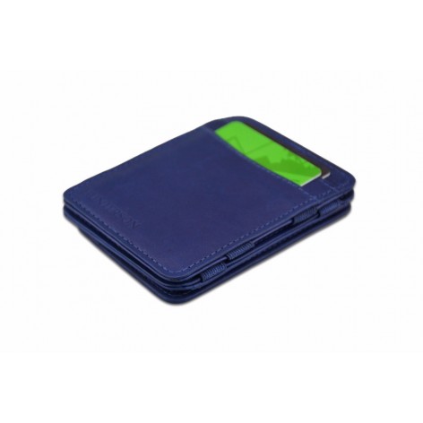 Billetera Magic Coin RFID Azul