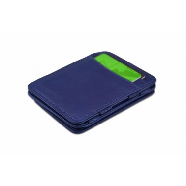 Billetera Magic Coin RFID Azul