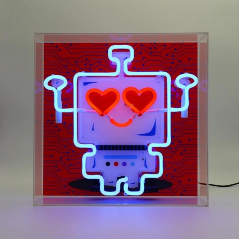 Letrero luminoso de Neón Locomocean Robot